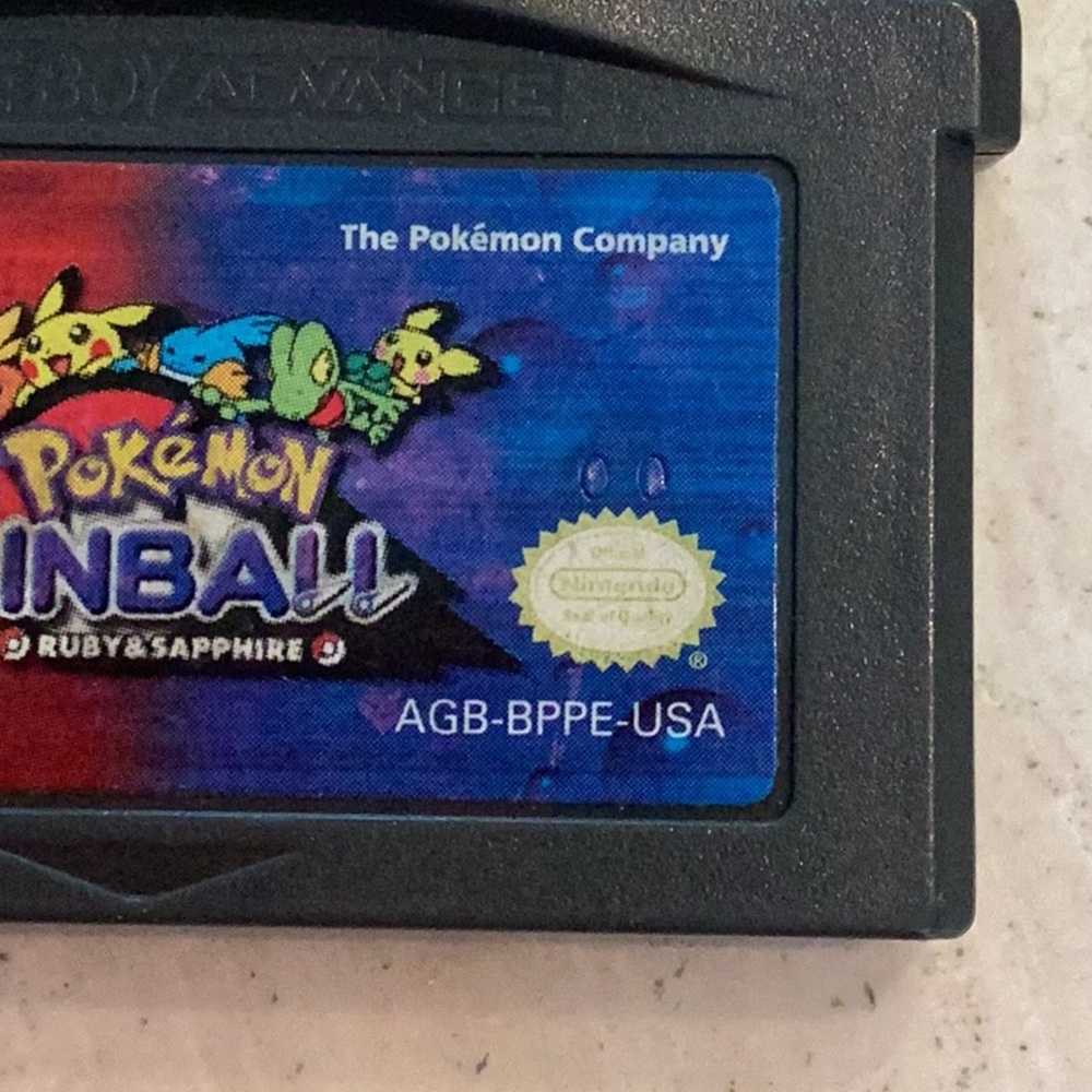 Pokemon Pinball Ruby & Sapphire Nintendo Gameboy Advance Game Authentic GBA - Picture 8 of 16